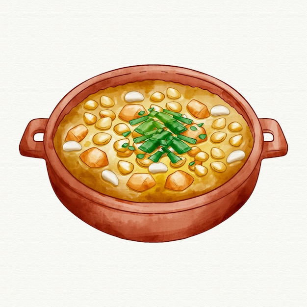 Illustration De Locro Peinte à L'aquarelle