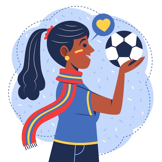 Illustration De Maillot De Football Dessiné à La Main