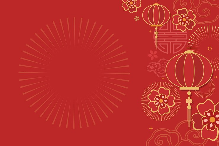 Vecteur gratuit illustration de la maquette du nouvel an chinois
