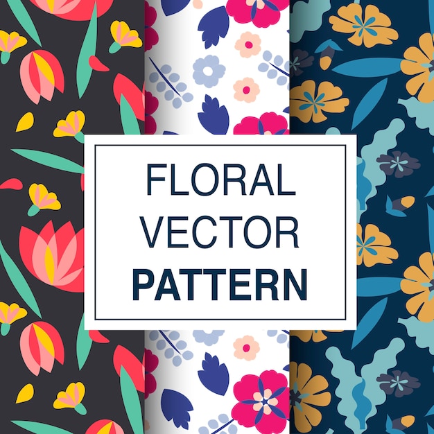 Illustration de motif floral