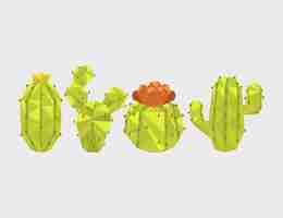 Vecteur gratuit illustration de la nature low poly design plat