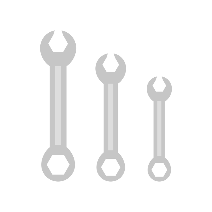 Vecteur gratuit illustration des outils mécaniques