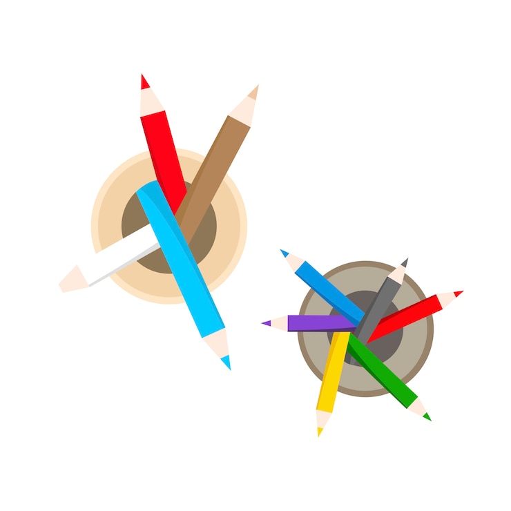 Vecteur gratuit illustration de papeterie