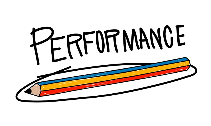 Vecteur gratuit illustration de la performance de l'entreprise