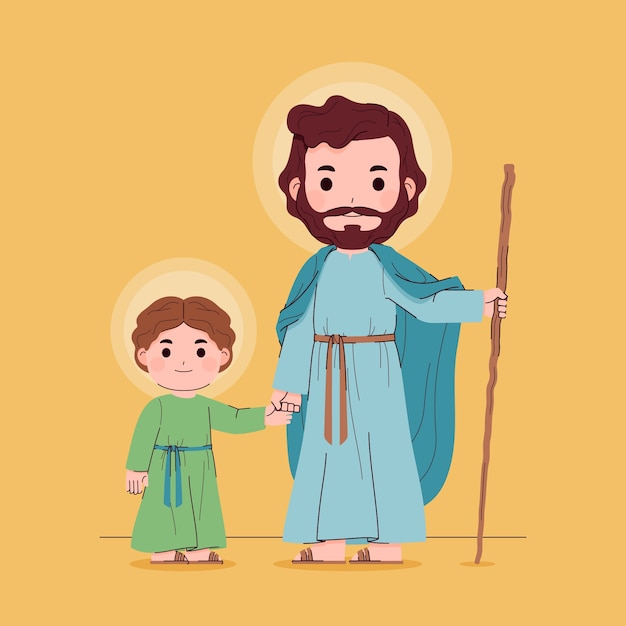 Illustration De Plat Saint Joseph