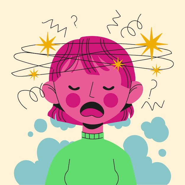 Illustration pour la sensibilisation à la Journée mondiale de la santé mentale