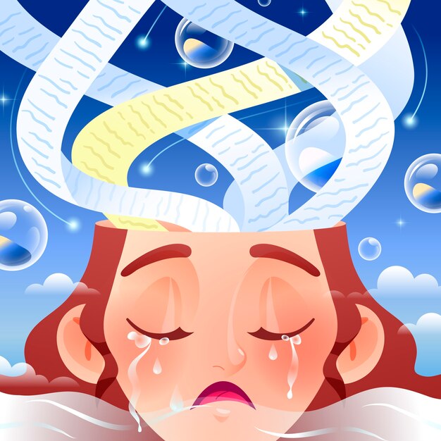 Illustration pour la sensibilisation à la Journée mondiale de la santé mentale