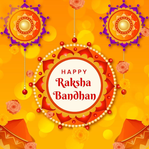 Illustration Réaliste De Raksha Bandhan