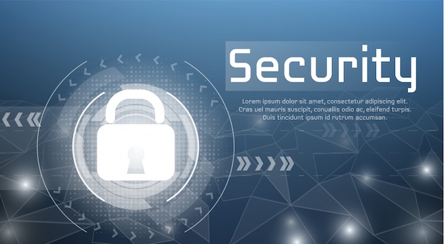 Illustration de la sécurité Web de l&#39;accès sécurisé et du verrouillage du cyber-chiffrement pour les accès autorisés.