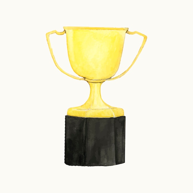 Illustration D'un Trophée D'or