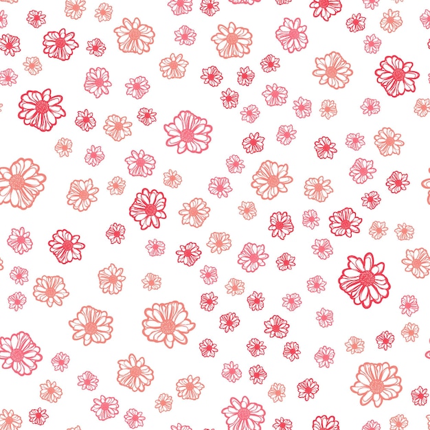 Vecteur gratuit illustration vectorielle de motif de fleurs florales