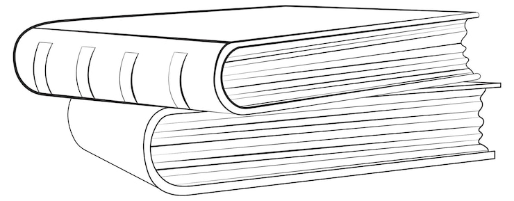 Vecteur gratuit illustration vectorielle de la pile de livres