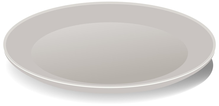 Vecteur gratuit illustration vectorielle de plaque vide