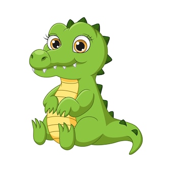 Dessin Anime De Bebe Crocodile Vecteur Premium Dessin Anime De Bebe Crocodile Vecteur Premium