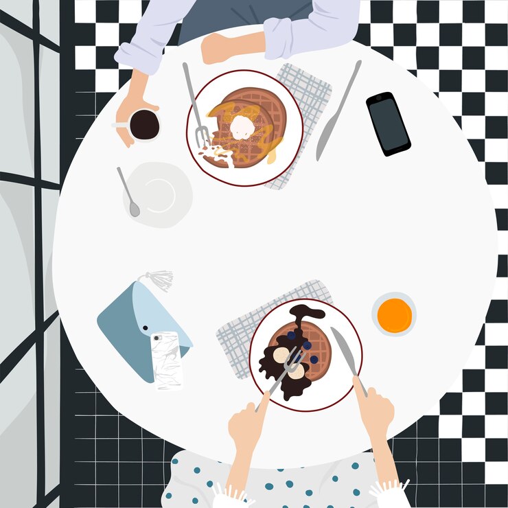 Vecteur gratuit illustration de la vie quotidienne des gens