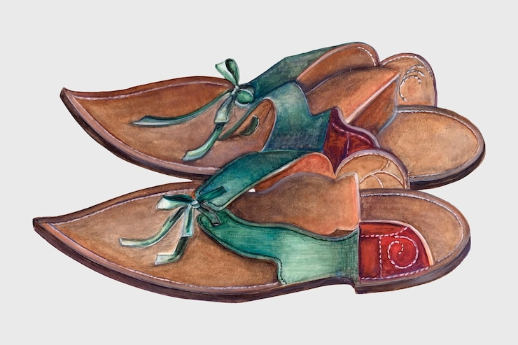 Vecteur gratuit illustration vintage vectorielle des couvre-chaussures pour dame, remixée à partir de l'œuvre d'ella josephine sterling.