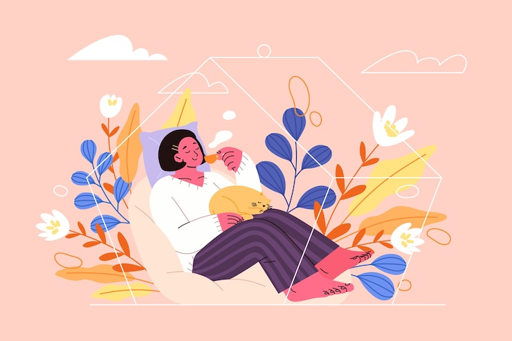 Vecteur gratuit illustration de la zone de confort dessinée à la main