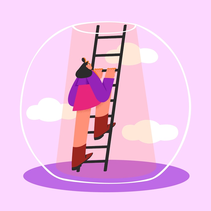 Vecteur gratuit illustration de la zone de confort dessinée à la main