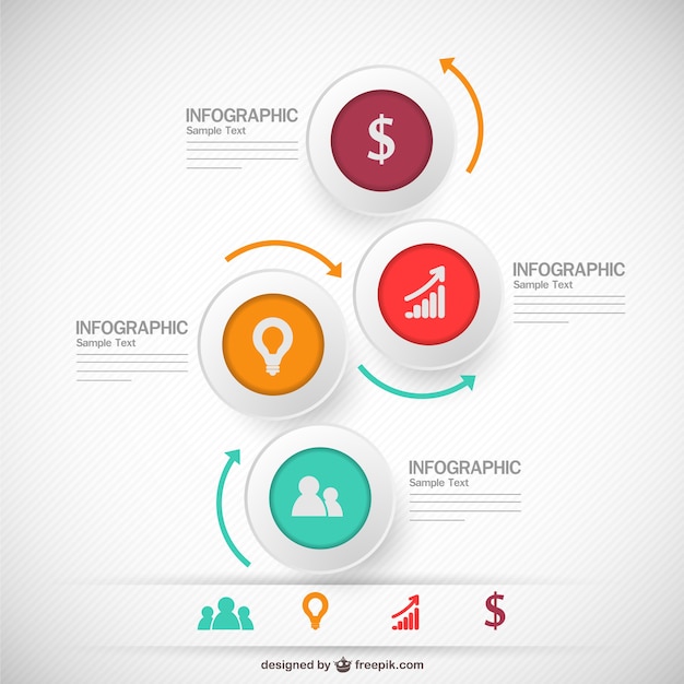 Image Libre De Modèle Infographique