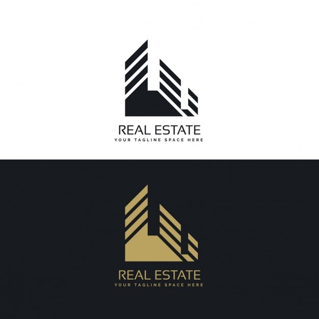 Immobilier Logo Dans Un Style Minimaliste