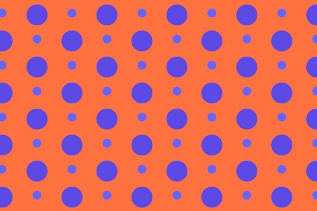 Impression De Fond Abstrait, Pois En Vecteur Orange Et Violet