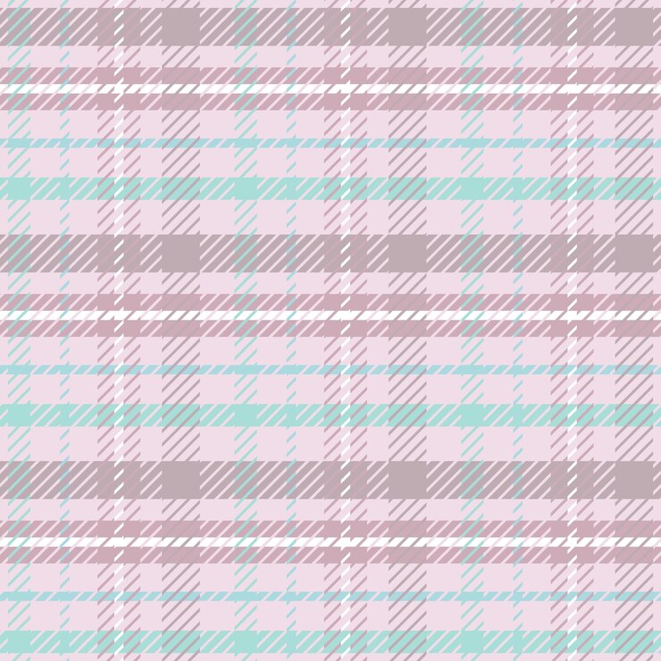 Vecteur gratuit impression de fond de style plaid de couleur pastel
