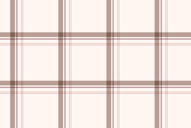 Impression de fond tartan, vecteur de conception traditionnelle beige