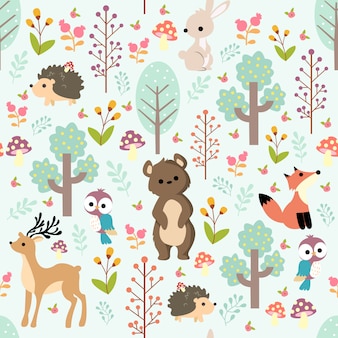 Imprimer Un Motif Bebe Animal Vecteur Premium Imprimer Un Motif Bebe Animal Vecteur Premium