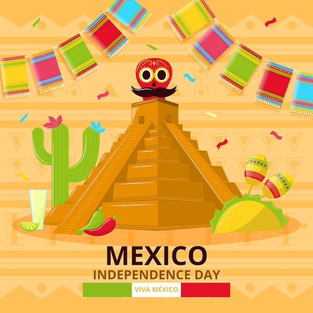 Independencia De México Avec Pyramide