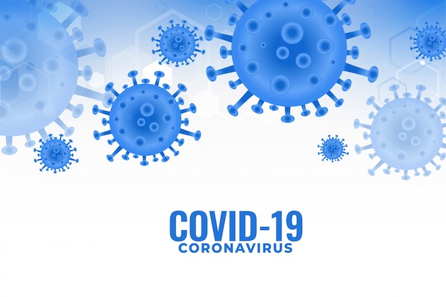 Vecteur gratuit infection par le coronavirus covid19 propageant la conception du fond de la pandémie