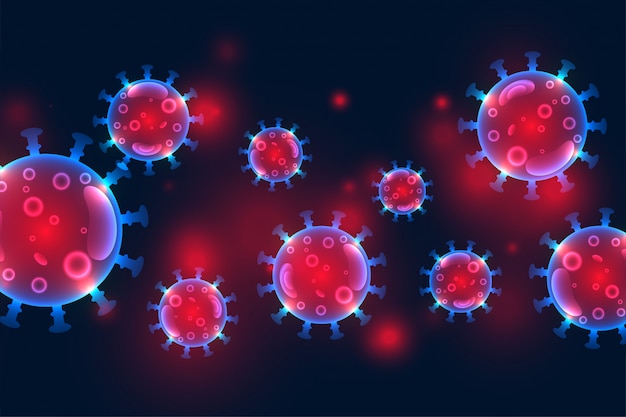 Infection par le virus Covid-19 Contexte d'infection de l'épidémie de coronavirus