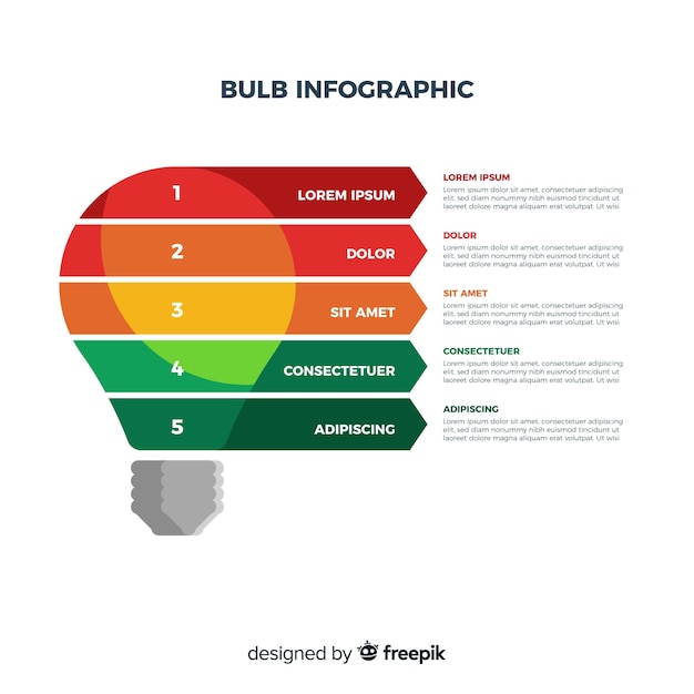 Infographie Ampoule