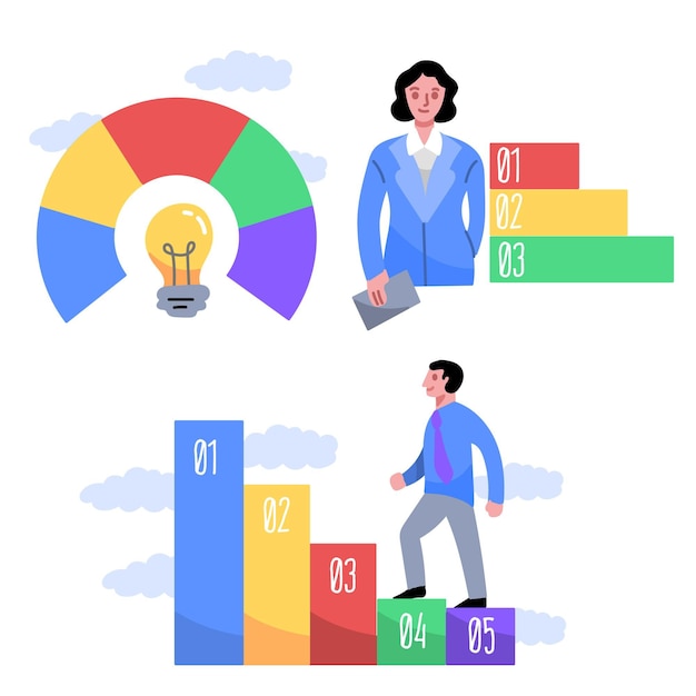 Infographie Commerciale Dessinée à La Main