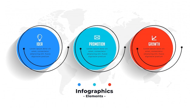 Vecteur gratuit infographie créative pour la visualisation de données d'entreprise