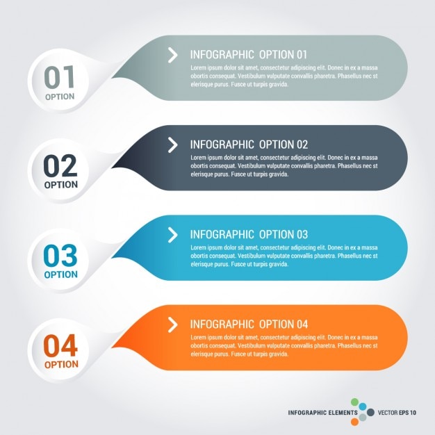 Infographie Element modèles Collection