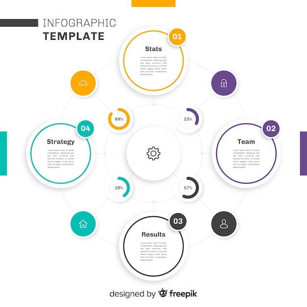 Infographie à Plat