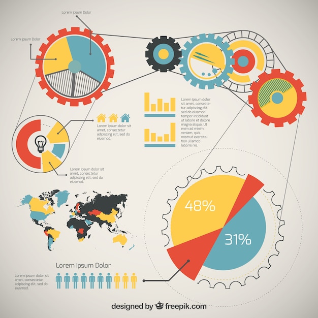 Infographique De Travail D'équipe International