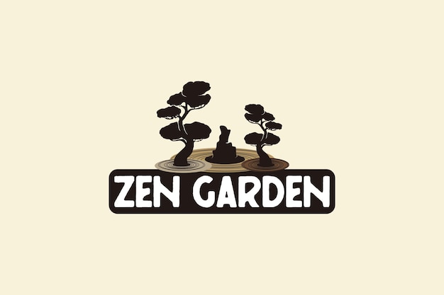 Inspiration du logo du jardin zen