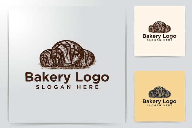 Inspiration Logo Boulangerie Isolé Sur Fond Blanc