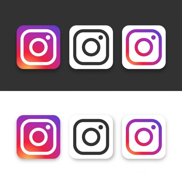 Vecteur gratuit instagram icon pack