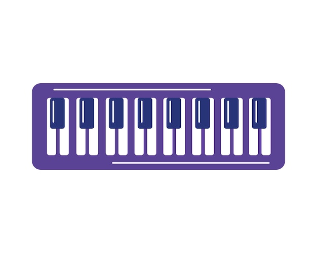 Vecteur gratuit instrument de musique piano