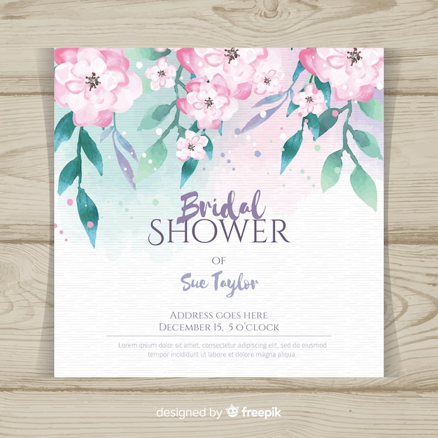 Invitation De Douche Nuptiale