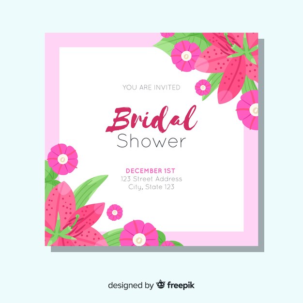 Invitation De Douche Nuptiale