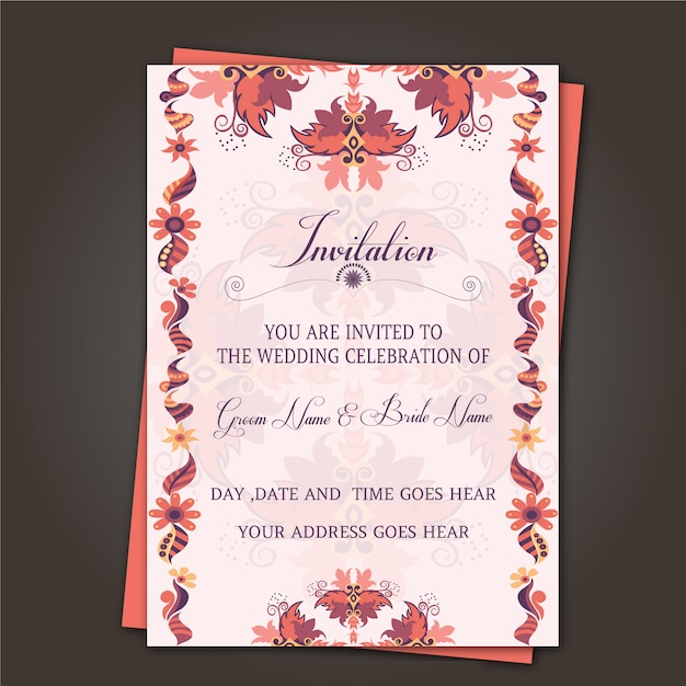 Invitation De Mariage De Luxe