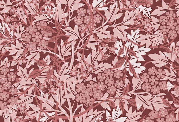 Vecteur gratuit jasmine par william morris