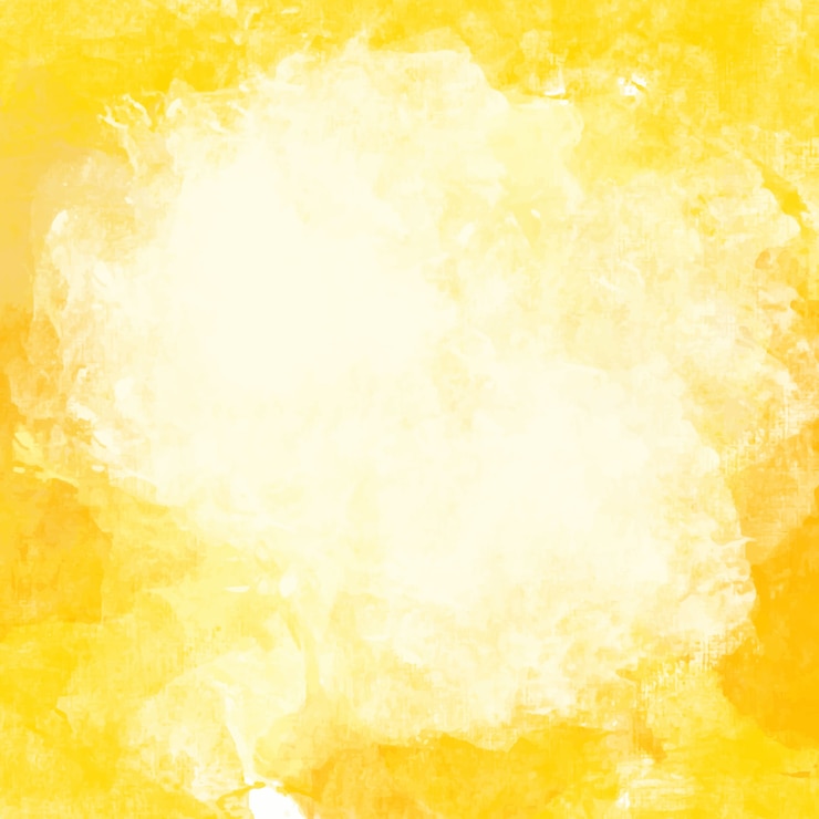 Vecteur gratuit jaune fond d'aquarelle