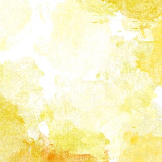 Vecteur gratuit jaune fond d'aquarelle