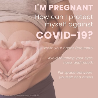 Je suis enceinte comment puis-je me protéger contre la source du modèle social covid-19 vecteur oms