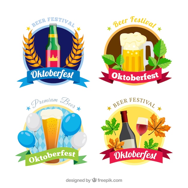 Jeu D'autocollants Oktoberfest