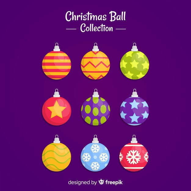 Jeu de boules de Noël
